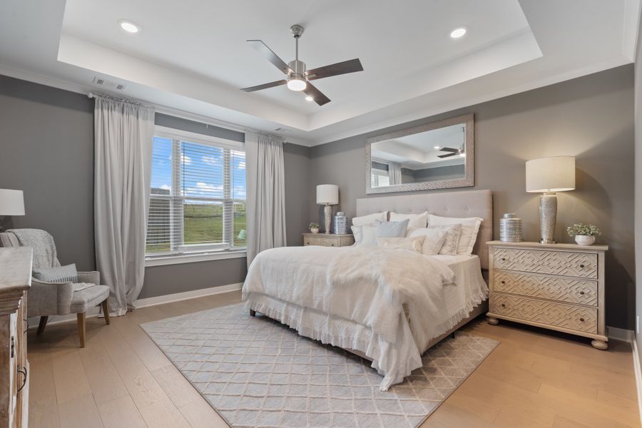 Furnished interior in a model home at White Oak in Arlington (Image 18). Furnished interior in a model home at White Oak in Arlington (Image 18).