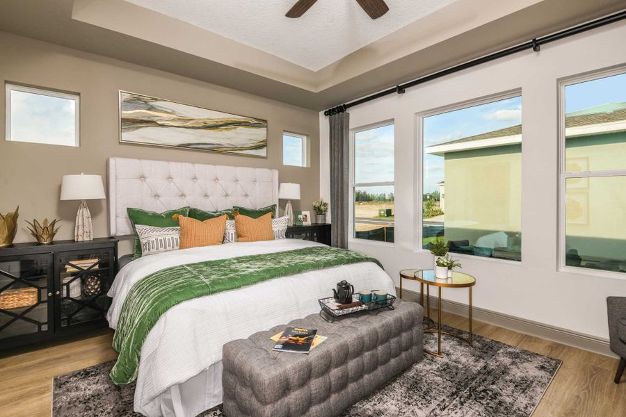 Furnished interior in a model home at Vistera of Venice – Cottage Series in Nokomis (Image 22).