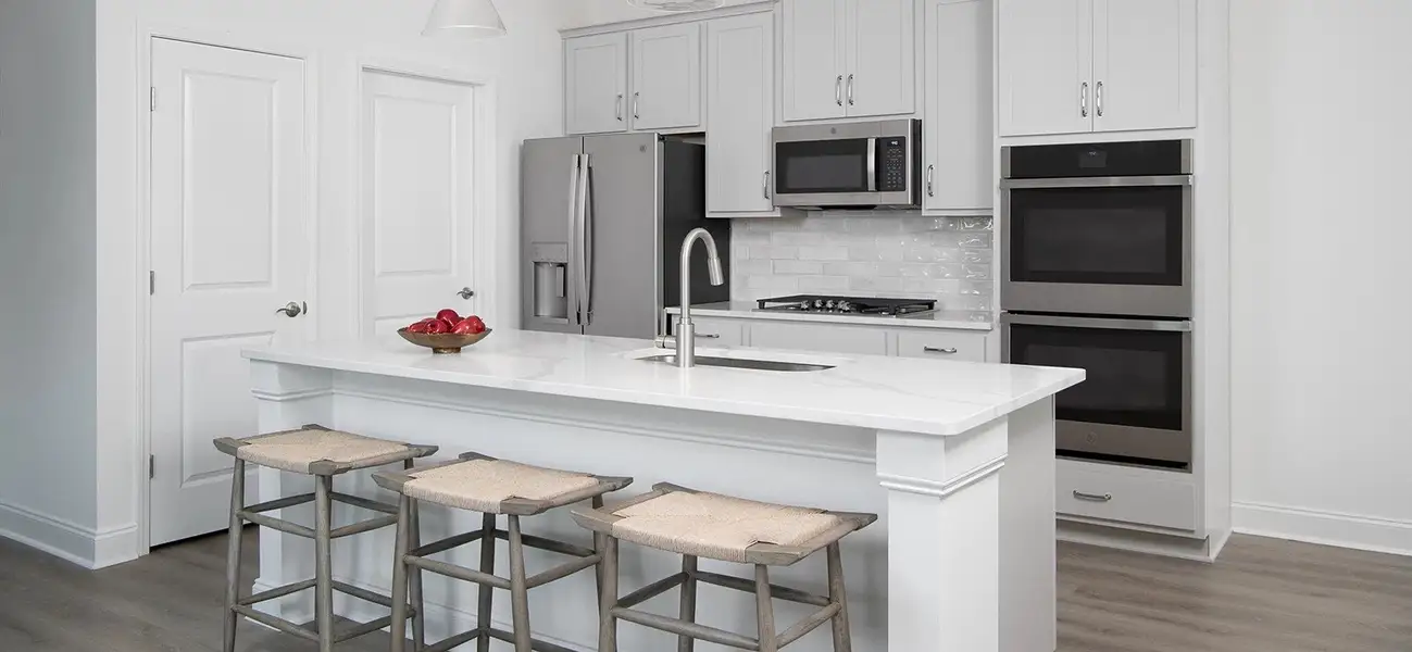 Furnished interior in a model home at Stewart's Glen | 55+ Community in Smyrna (Image 5).