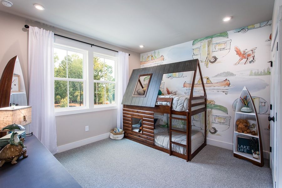 Furnished interior in a model home at Cambridge at Steels Bridge in Canton (Image 17).