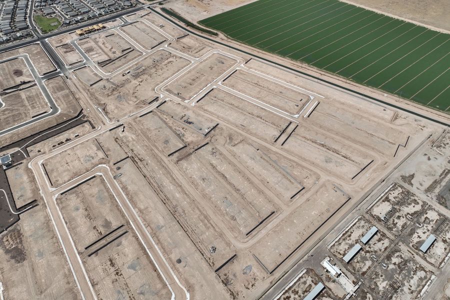 Site preparation and early development at Tyler Ranch in Buckeye, AZ (Image 33).