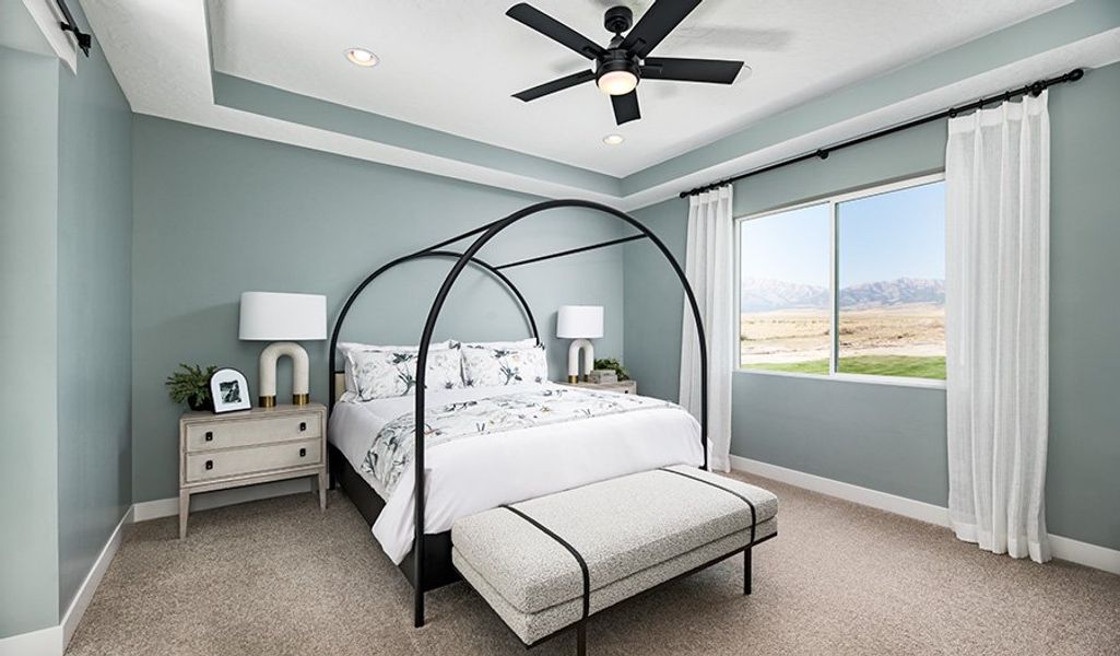 Furnished interior in a model home at Fusion at Avalon Crossing in Mesa (Image 14).