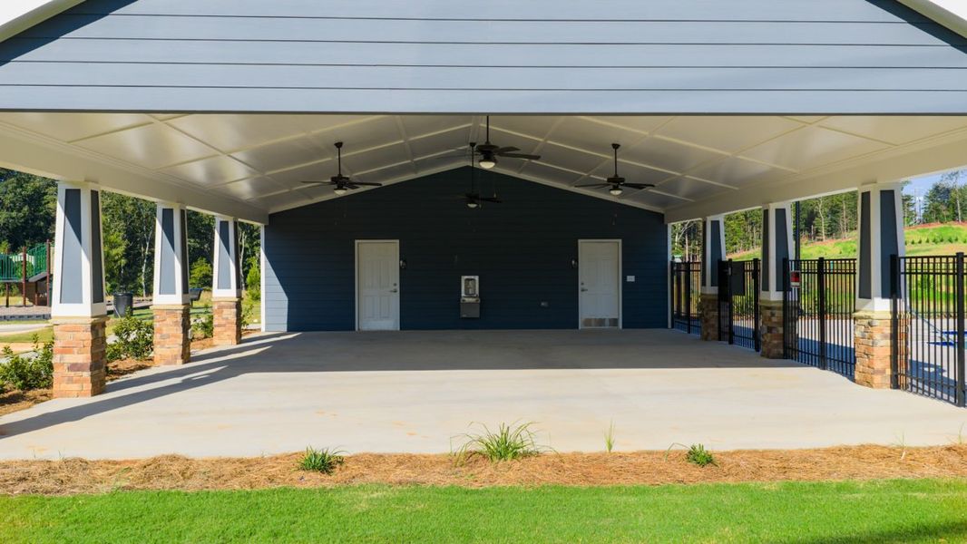 Exterior details of a home in Village at Pine Valley, Gainesville (Image 6). Exterior details of a home in Village at Pine Valley, Gainesville (Image 6).