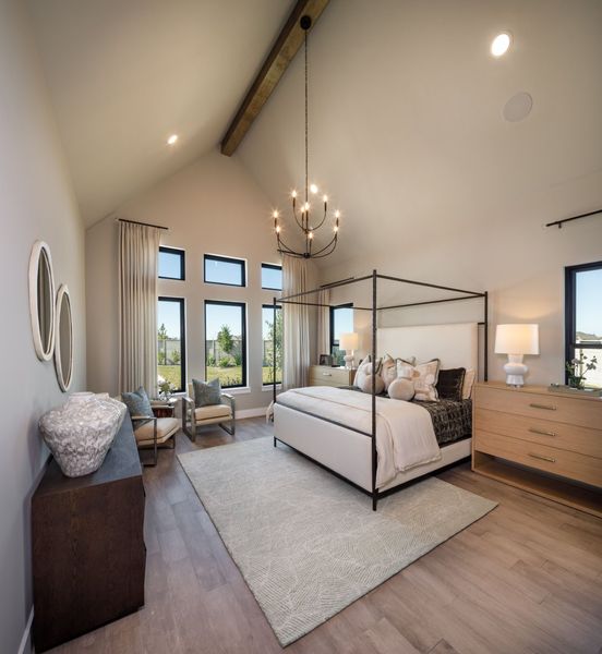 Furnished interior in a model home at Legacy in Friendswood (Image 16).
