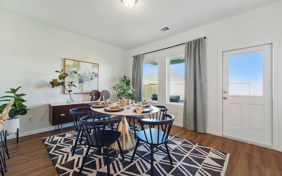Furnished interior in a model home at Sweetgrass Village in Crosby (Image 30). Furnished interior in a model home at Sweetgrass Village in Crosby (Image 30).