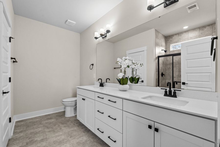 Furnished interior in a model home at Huckleberry Estates in Conway (Image 15).