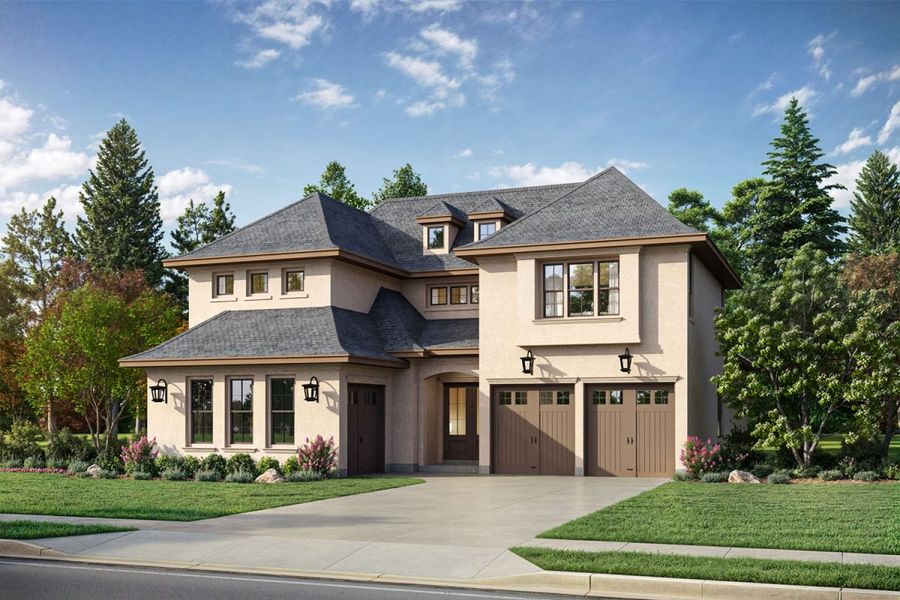 Front exterior of a home in the Fields - East Village community, located in Frisco, TX (Image 3).