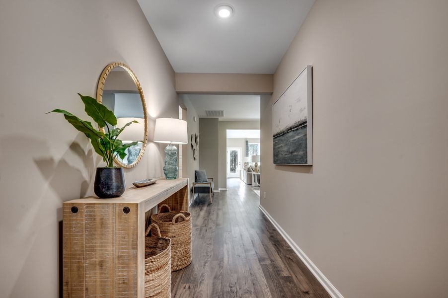 Furnished interior in a model home at Inlet Keys in Murrells Inlet (Image 5).