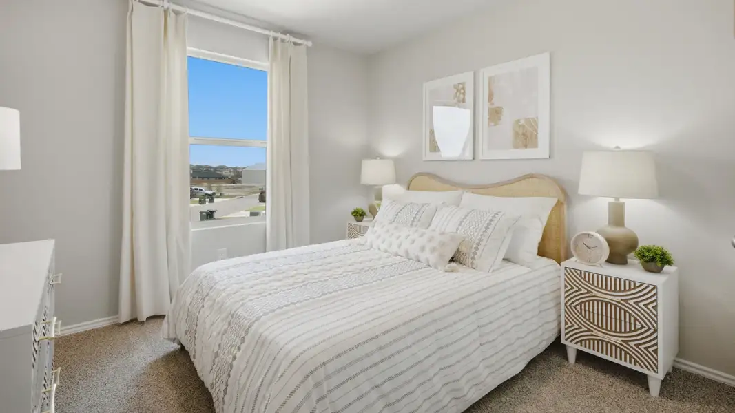 Furnished interior in a model home at Cool Water in Jarrell (Image 25). Furnished interior in a model home at Cool Water in Jarrell (Image 25).