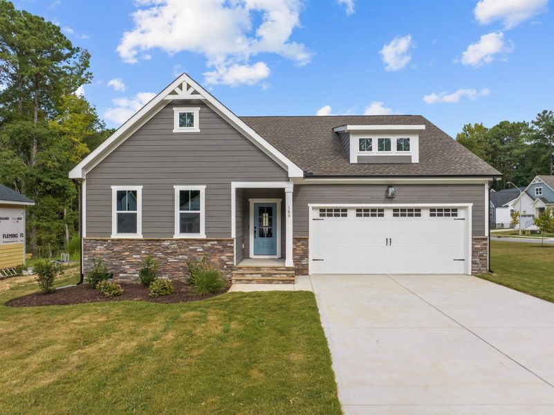 Front exterior of a home in the Steele Creek community, located in Garner, NC (Image 3).
