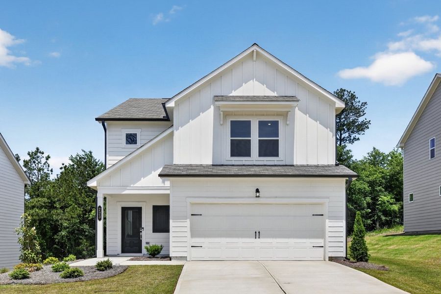 Front exterior of a home in the Heritage River community, located in Euharlee, GA (Image 4). Front exterior of a home in the Heritage River community, located in Euharlee, GA (Image 4).