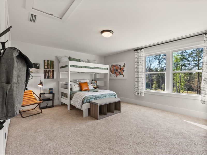 Furnished interior in a model home at Tillery Tradition in Mount Gilead (Image 8).