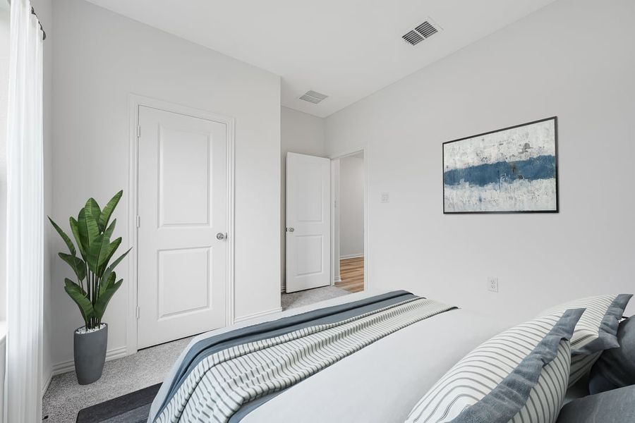 Furnished interior in a model home at Madero 50s in Fort Worth (Image 69).