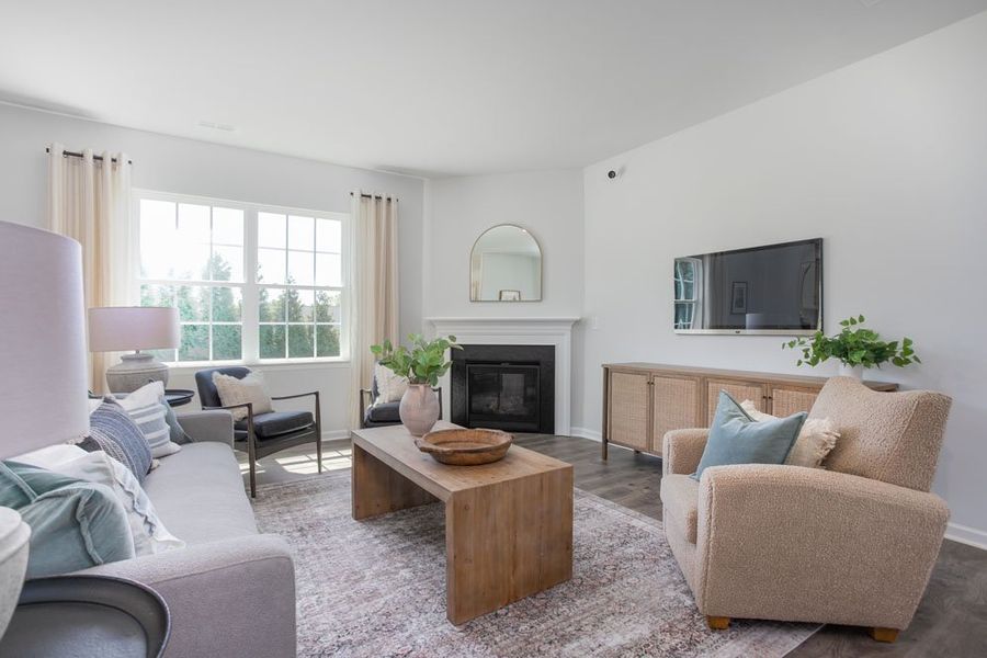 Furnished interior in a model home at Steeplegate Village in Trinity (Image 5).