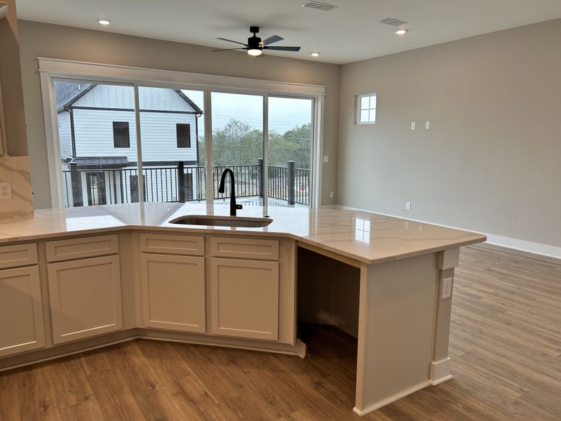 Great plan for entertaining family and friends. Large sliding glass doors that lead you to the deck Great plan for entertaining family and friends. Large sliding glass doors that lead you to the deck