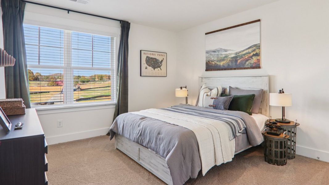Furnished interior in a model home at Fieldcrest Acres in Blountville (Image 37). Furnished interior in a model home at Fieldcrest Acres in Blountville (Image 37).