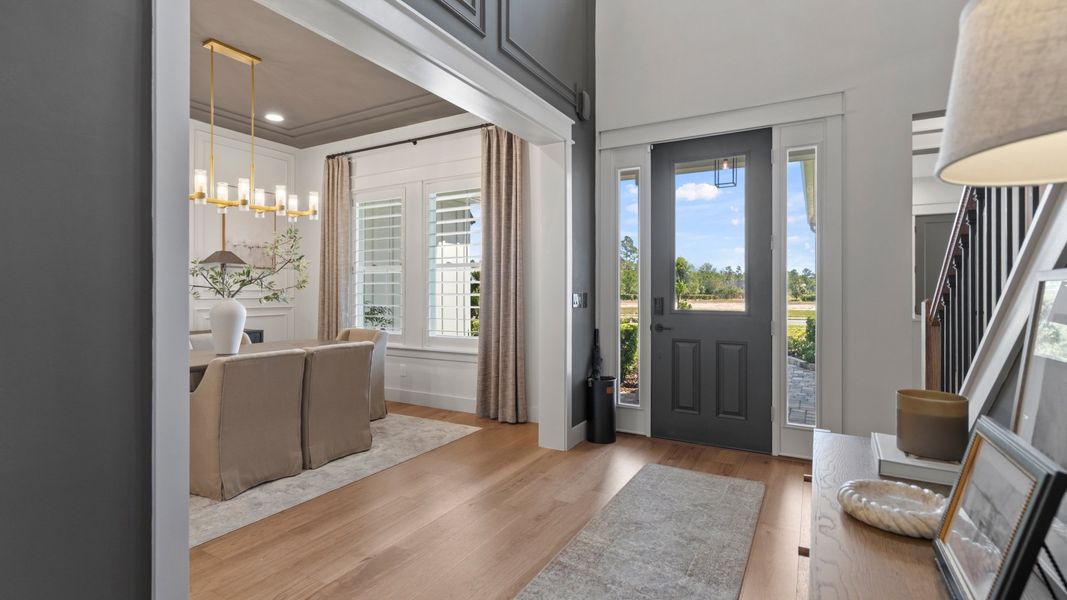Furnished interior in a model home at SilverLeaf 80' in St. Augustine (Image 4). Furnished interior in a model home at SilverLeaf 80' in St. Augustine (Image 4).