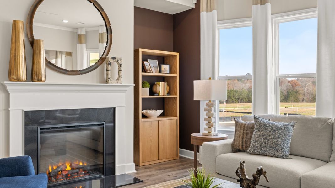 Furnished interior in a model home at Evergreen Crossing in Locust Grove (Image 12).