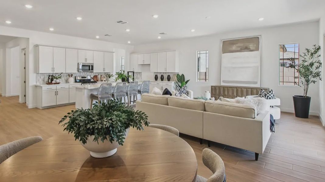 Furnished interior in a model home at The Estates at Frontera in Surprise (Image 4). Furnished interior in a model home at The Estates at Frontera in Surprise (Image 4).