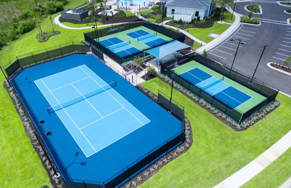 Enjoy Access to Sports Courts Nearby Your New Home in Arbor Oaks