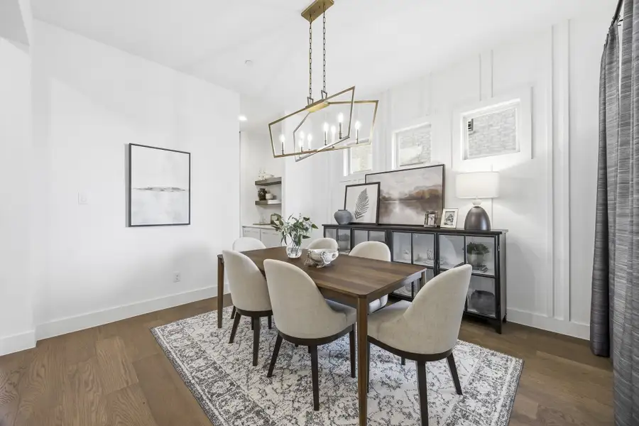 Furnished interior in a model home at Providence Cove in McKinney (Image 6).