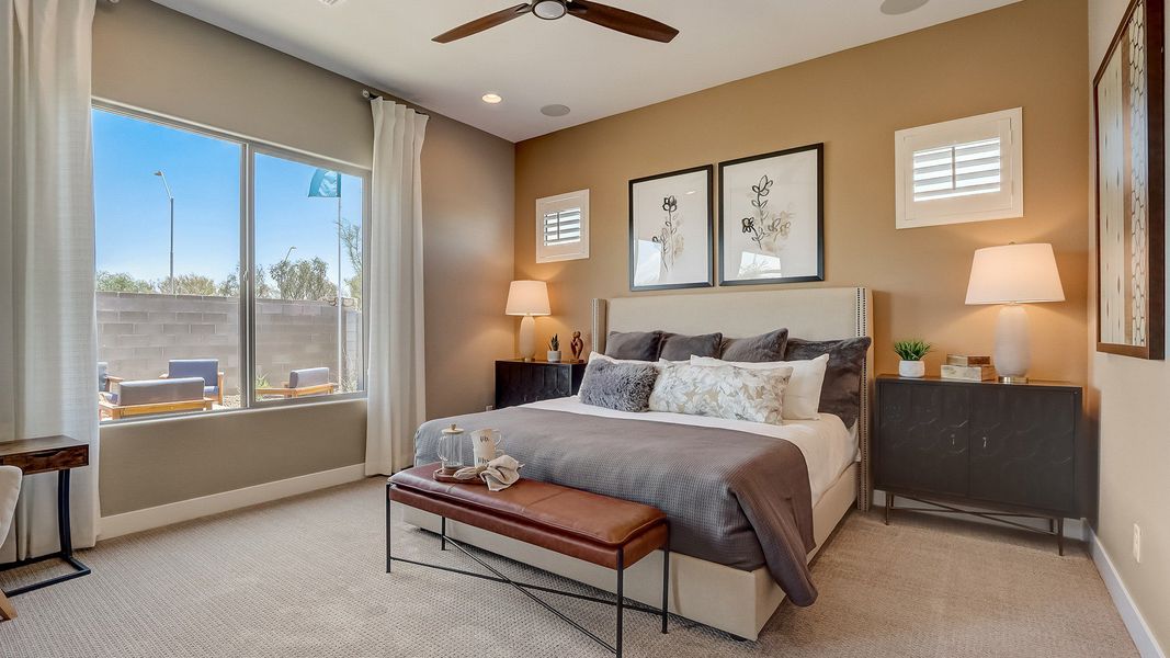 Furnished interior in a model home at Sycamore Farms in Surprise (Image 18).