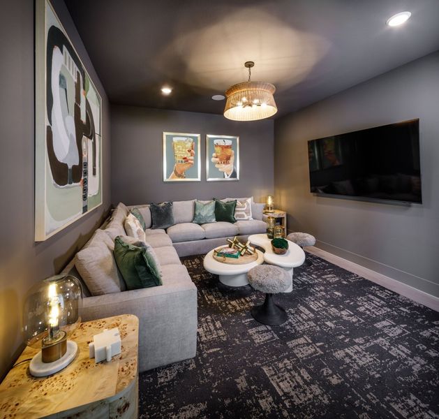 Furnished interior in a model home at Legacy in Friendswood (Image 25).