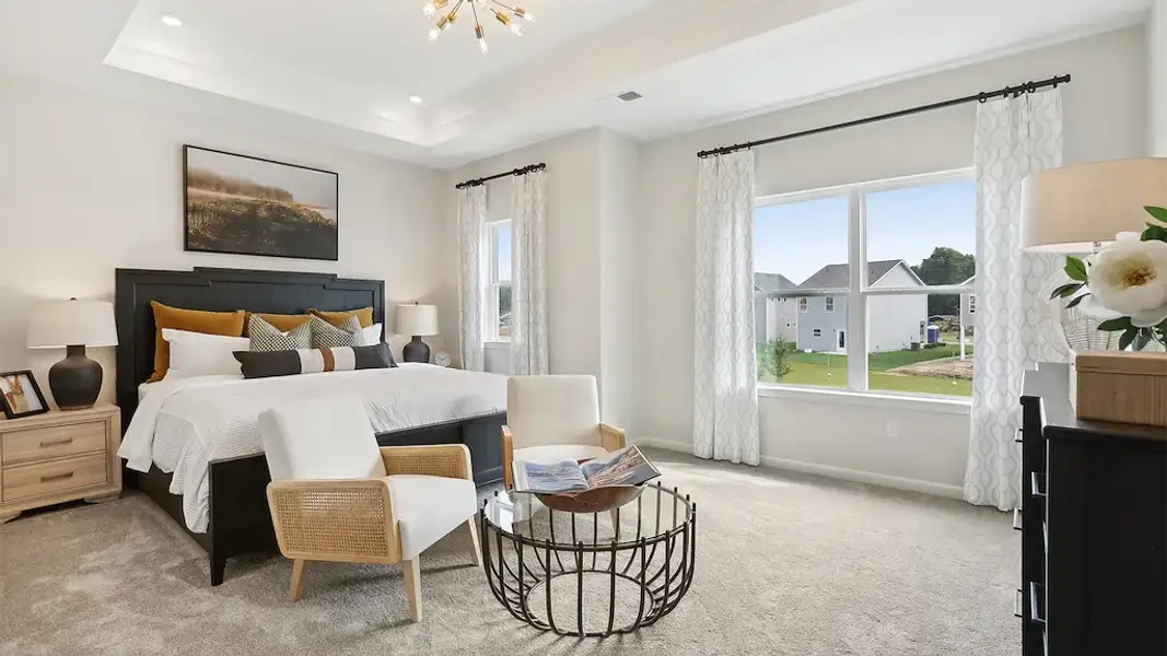 The Braselton II Primary Bedroom | Pineworth Landing | Macon, GA