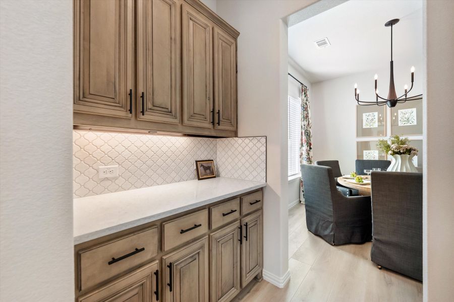 Furnished interior in a model home at Oak Grove Addition in Springtown (Image 26).