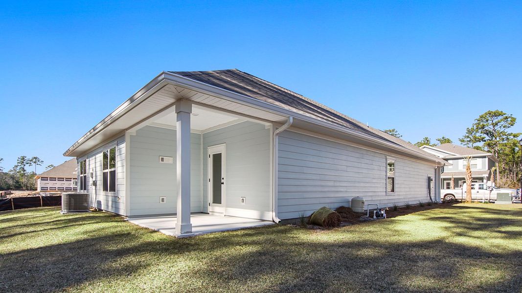 Exterior details of a home in Nellie Preserve, Santa Rosa Beach (Image 4).