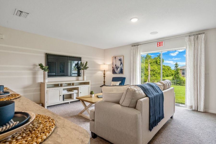 Furnished interior in a model home at LaBelle in Labelle (Image 5).