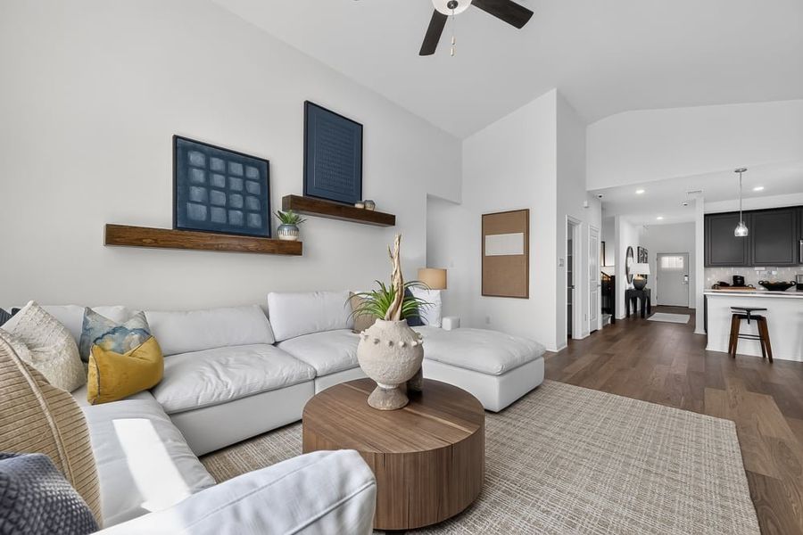Furnished interior in a model home at Madero 50s in Haslet (Image 118). Furnished interior in a model home at Madero 50s in Haslet (Image 118).