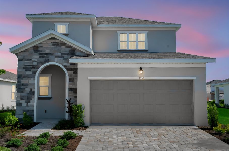 Front exterior of a home in the Creekside Run at Babcock Ranch community, located in Punta Gorda, FL (Image 18). Front exterior of a home in the Creekside Run at Babcock Ranch community, located in Punta Gorda, FL (Image 18).