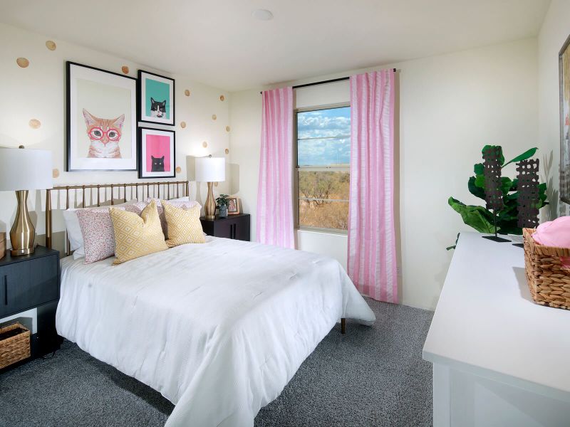 The 2380 floorplan modeled at Meadows at Rancho Marana in Marana, AZ.