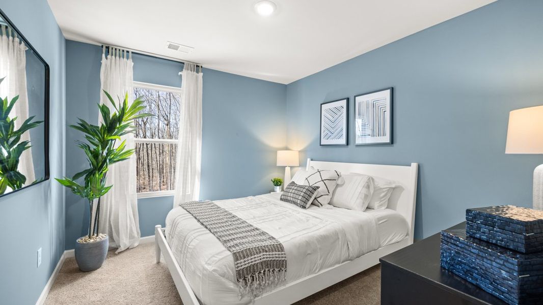 Furnished interior in a model home at Oconee Overlook Townhomes in Gainesville (Image 22).