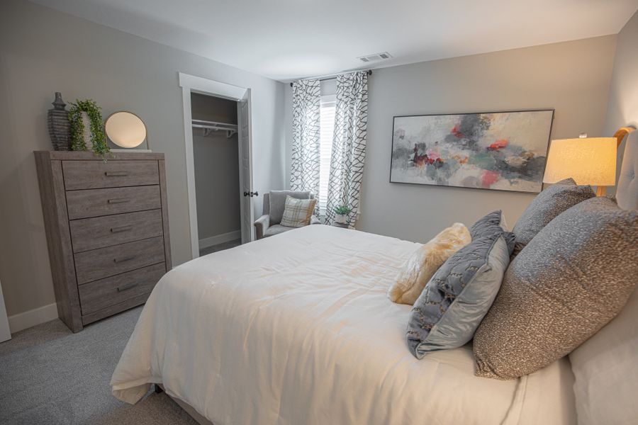 Furnished interior in a model home at Myers Park in Arlington (Image 52).