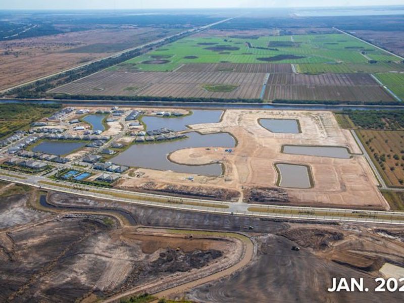 Site preparation and early development at BELTERRA Tradition in Port St. Lucie, FL (Image 109).