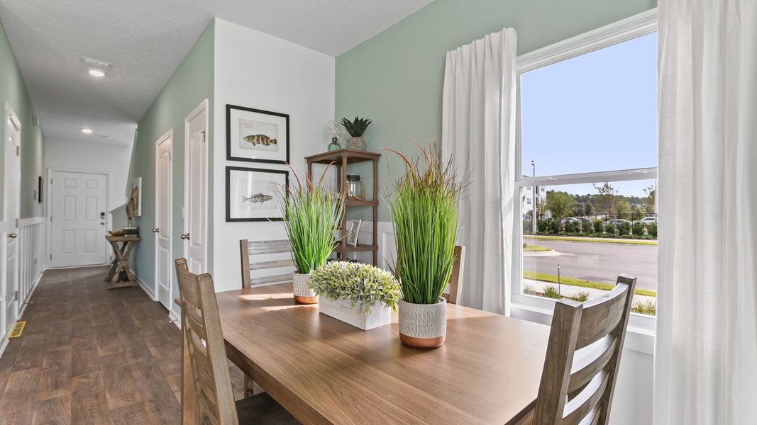 Furnished interior in a model home at The Landing in Middleburg (Image 21).