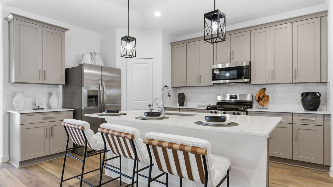 Furnished interior in a model home at Westland Ranch 50' Homesites in League City (Image 7).