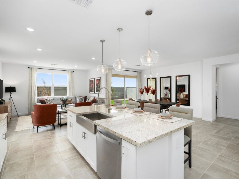 Kitchen in the Lark Floorplan at Rancho Mirage