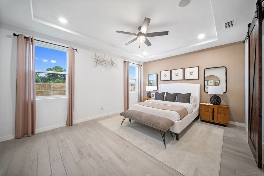 Furnished interior in a model home at Monte Cielo in Weslaco (Image 34). Furnished interior in a model home at Monte Cielo in Weslaco (Image 34).
