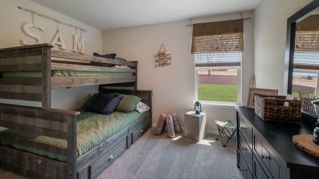 Furnished interior in a model home at August Trails in Needville (Image 16). Furnished interior in a model home at August Trails in Needville (Image 16).