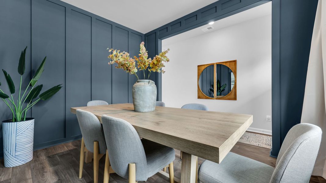 Furnished interior in a model home at The Ranch in Holly Hill (Image 16).