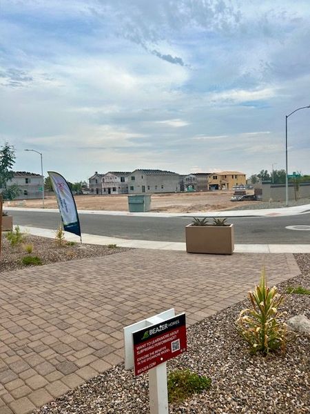 Under-construction homes in Bethany Grove by Beazer Homes, nestled in the scenic community of Glendale, AZ.