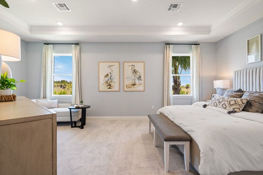Furnished interior in a model home at Spirit Of Sebastian in Sebastian (Image 51). Furnished interior in a model home at Spirit Of Sebastian in Sebastian (Image 51).