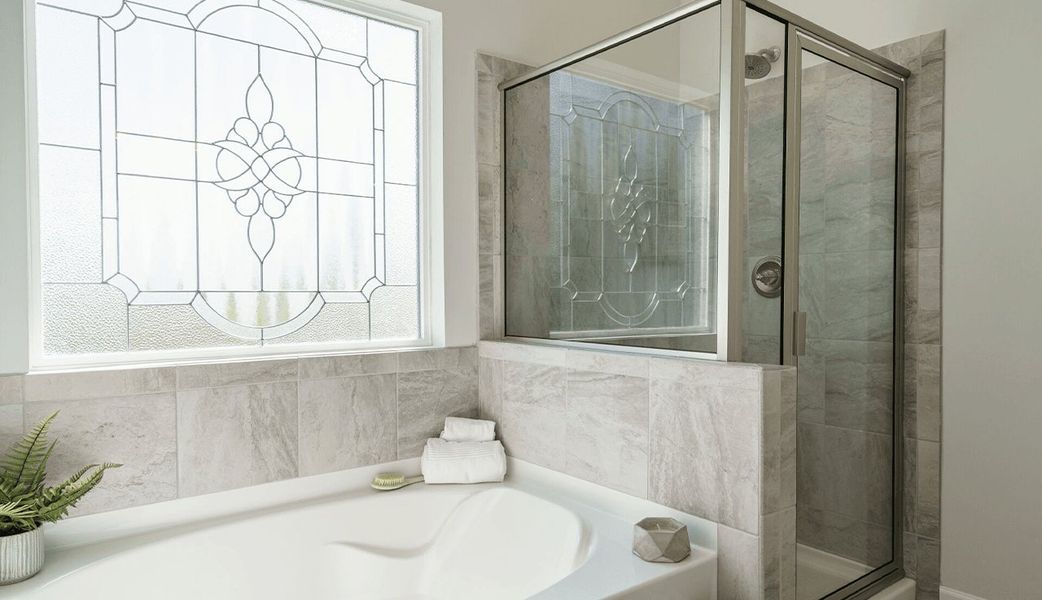 Furnished interior in a model home at Beverly Place in Four Oaks (Image 16).