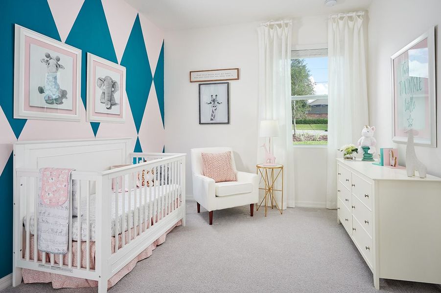 Furnished interior in a model home at Tarpon Bay in Haines City (Image 25).