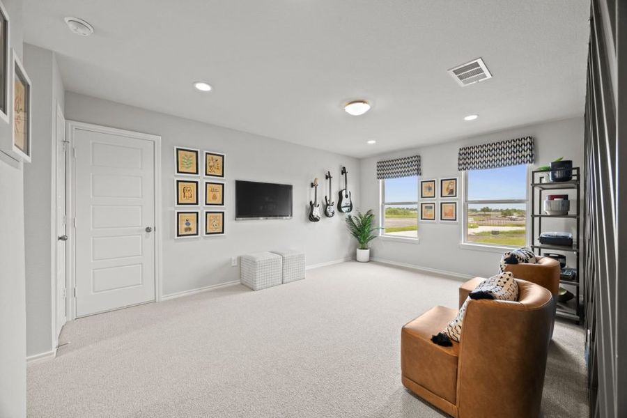 Furnished interior in a model home at Northspur in Terrell (Image 17). Furnished interior in a model home at Northspur in Terrell (Image 17).