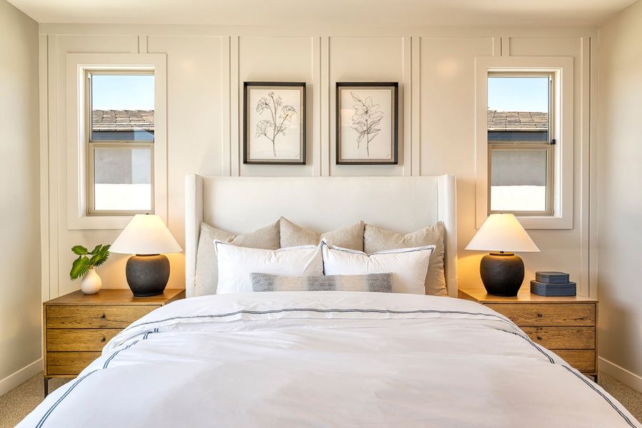 Furnished interior in a model home at Arietta at Soleo in Queen Creek (Image 29).