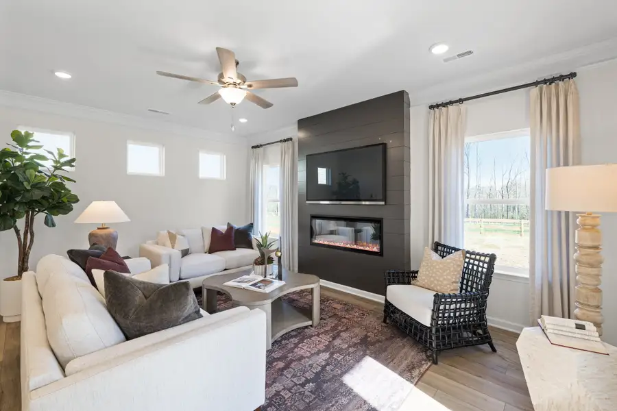 The Braselton II - Family Room The Braselton II - Family Room
